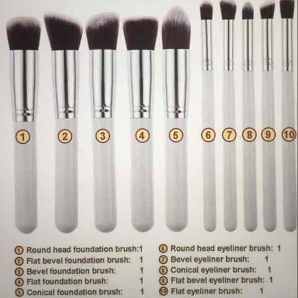 New 10pcs makeup brushes set - Picture 3 of 3